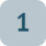 Graublaues Icon mit weißer Zahl "1"